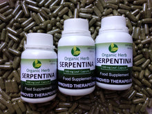 Load image into Gallery viewer, SERPENTINA CAPSULES: Standardized herbal supplement with antioxidant/ anti-inflammatory health benefits
