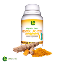 Load image into Gallery viewer, Organic Herb Vigor Joints (Turmeric with Black Pepper) 100 Caps