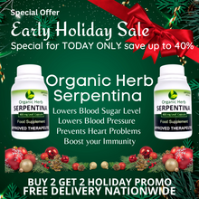 Load image into Gallery viewer, Organic Herb Serpentina 400mg x 100's (BUY 2 FREE 2, LIMITED HOLIDAY PROMO)