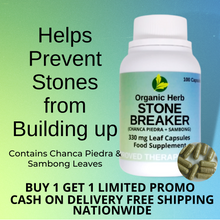 Load image into Gallery viewer, Organic Herb Stone Breaker 330mg x 100's (BUY 1 TAKE 1)