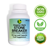 Load image into Gallery viewer, Organic Herb Stone Breaker 330mg  x 100&#39;s
