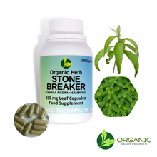 Load image into Gallery viewer, Organic Herb Stone Breaker 330mg  x 100&#39;s

