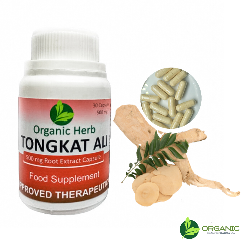 Tongkat Ali 30 Caps 500mg Herb) Organic Health Pharma