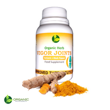 Load image into Gallery viewer, Organic Herb Vigor Joints (Turmeric with Black Pepper) 100 Caps
