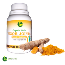 Load image into Gallery viewer, Organic Herb Vigor Joints (Turmeric with Black Pepper) 100 Caps
