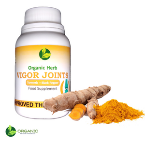 Organic Herb Vigor Joints (Turmeric with Black Pepper) 100 Caps