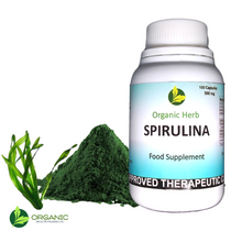 Load image into Gallery viewer, Organic Herb Spirulina 100 Capsules
