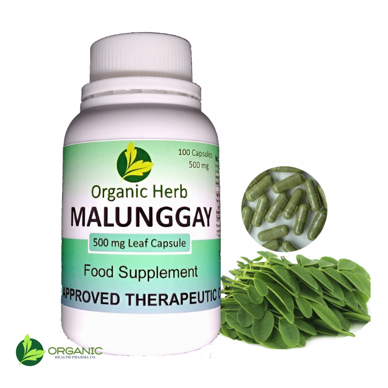 Organic Herb Malunggay (Moringa) 100 Caps