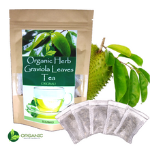 Load image into Gallery viewer, Organic Herb Graviola (Guyabano) Leaves Tea (15 Teabags)
