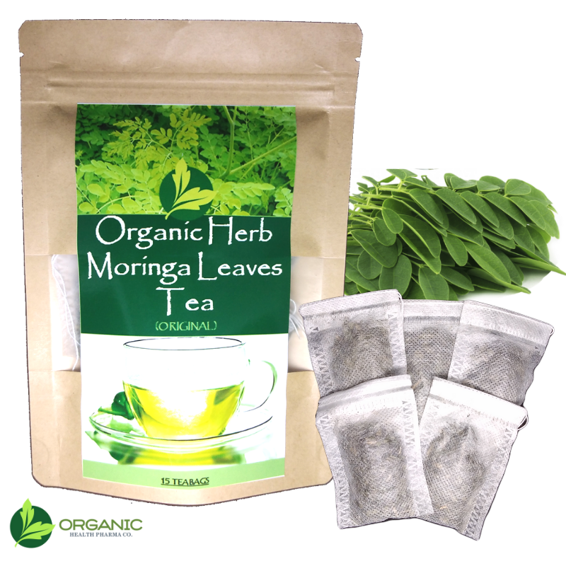 Organic Herb Moringa (Malunggay) Leaves Tea (15 Teabags)