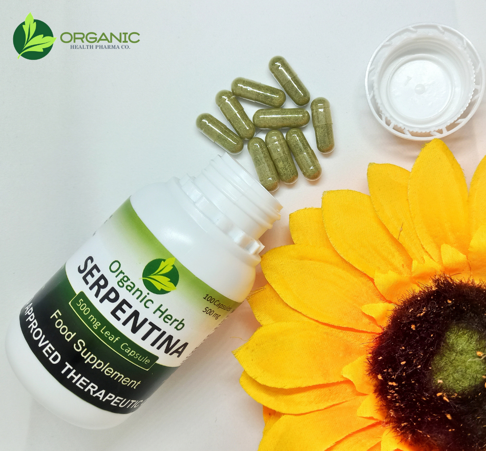 Organic Herb Serpentina 400mg  Capsules